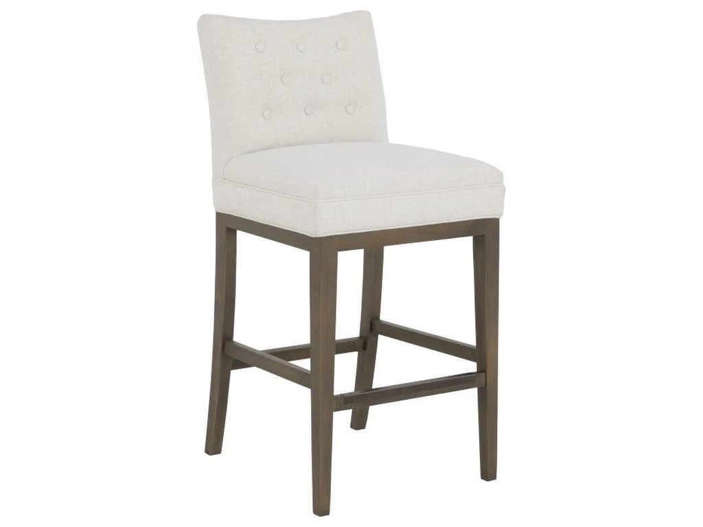 Concave Short Back Bar Stool 