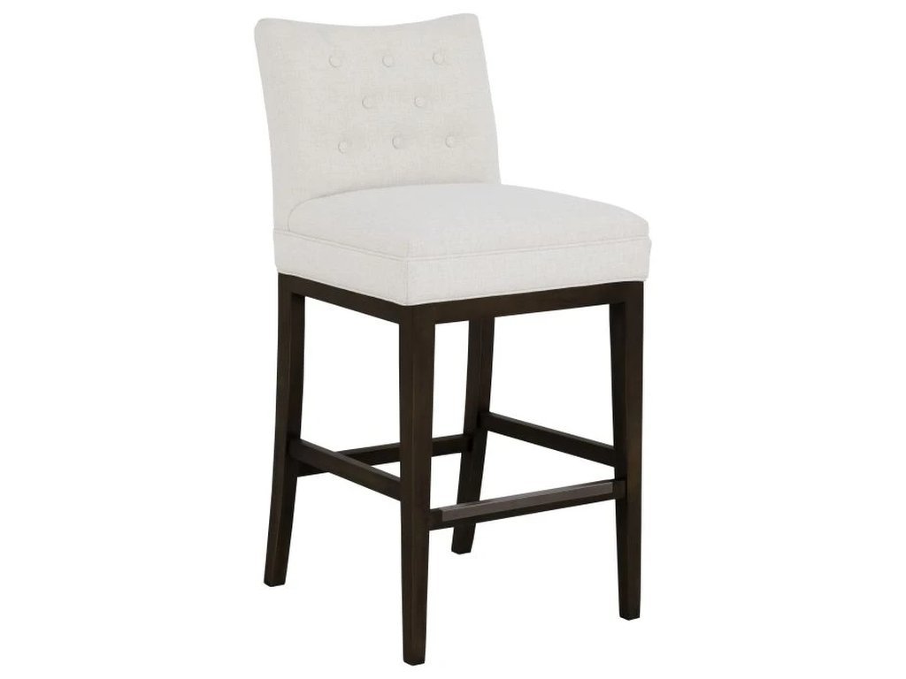 Concave Short Back Bar Stool 