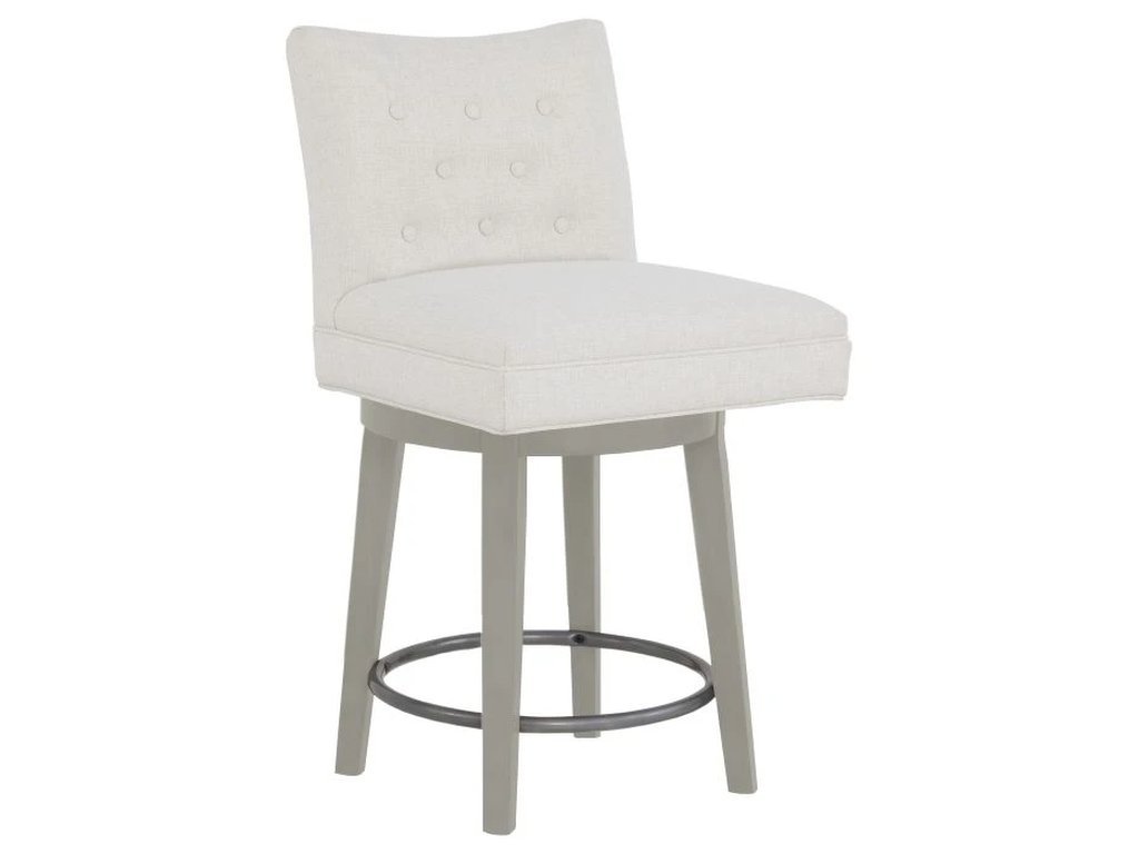 Concave Short Back Swivel Counter Stool 
