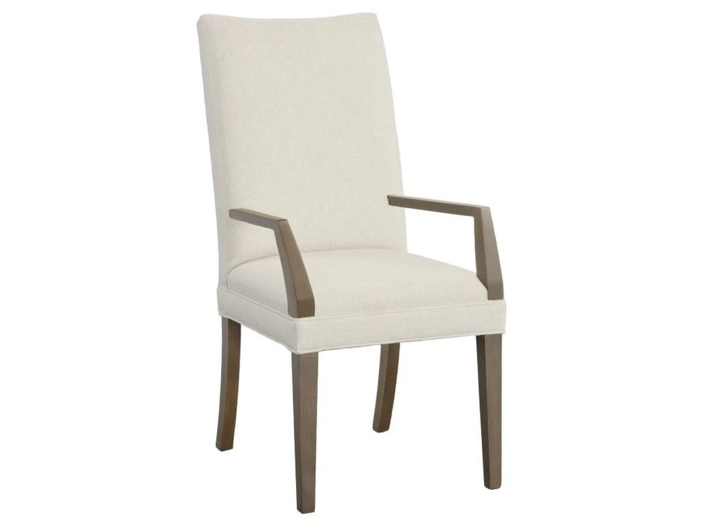 Concave Tall Back Arm Chair 