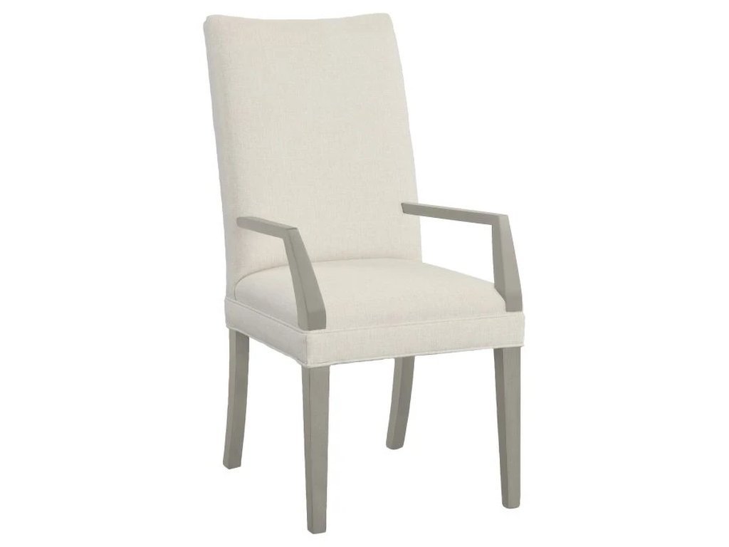 Concave Tall Back Arm Chair 