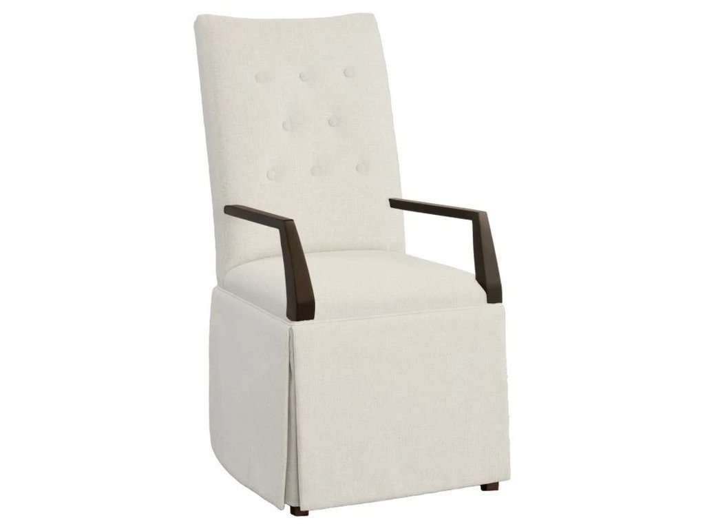Concave Tall Back Arm Chair 
