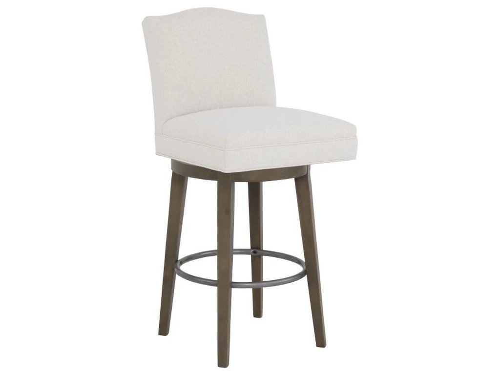 Camel Short Back Swivel Bar Stool 