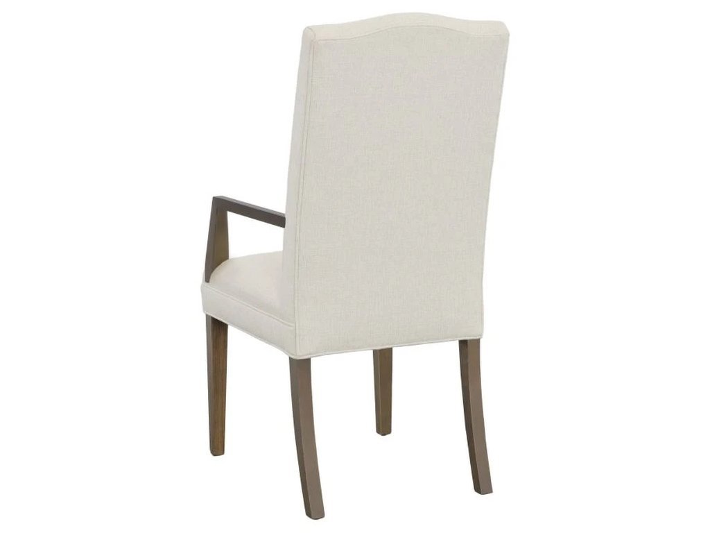 Camel Tall Button Back Arm Chair  - Alternative View