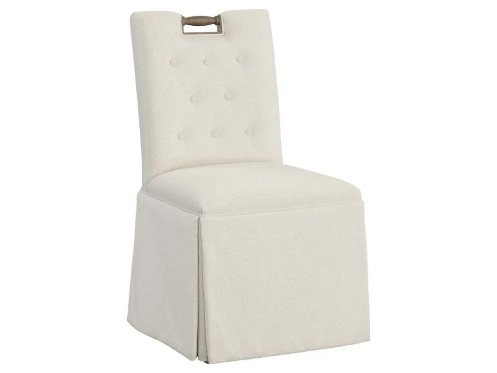 Pull Short Back Skirted Dining Chair 