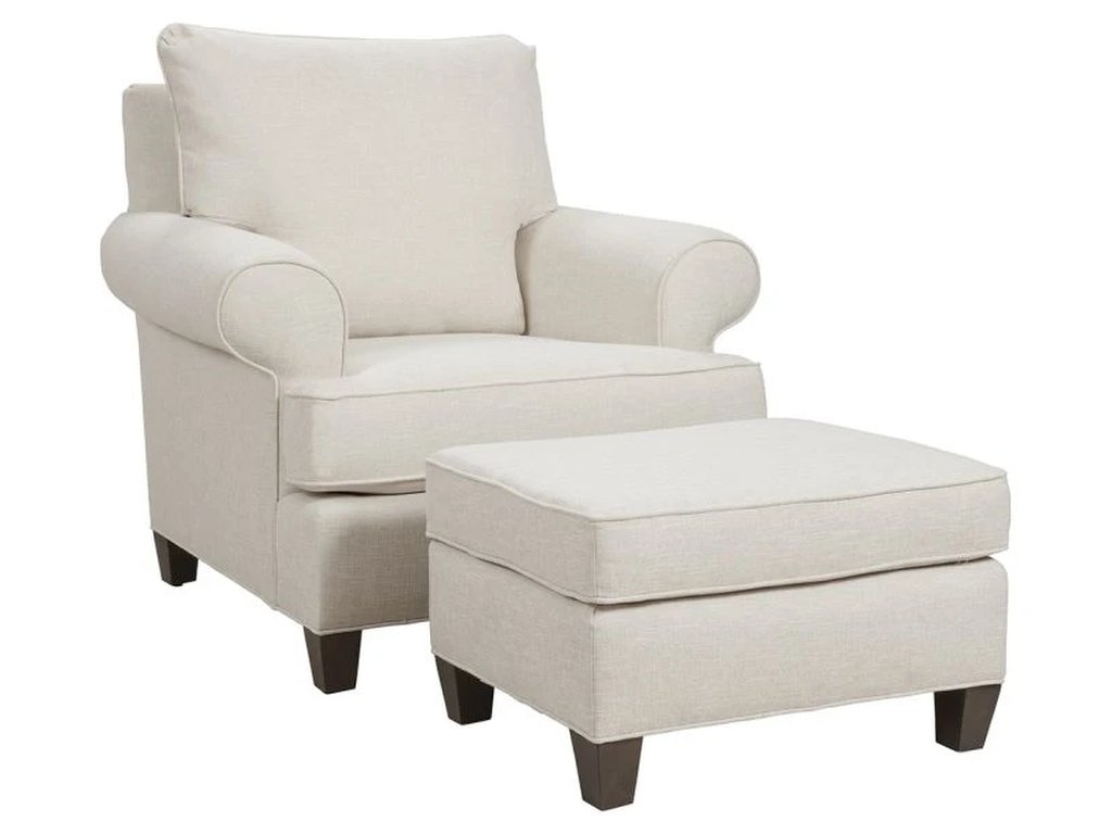 Welted Sock Arm Ottoman 