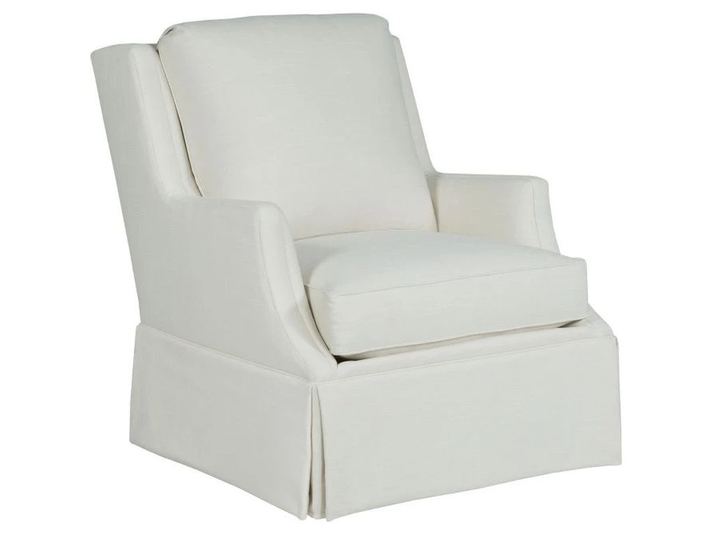 Skirted Swivel Chair 