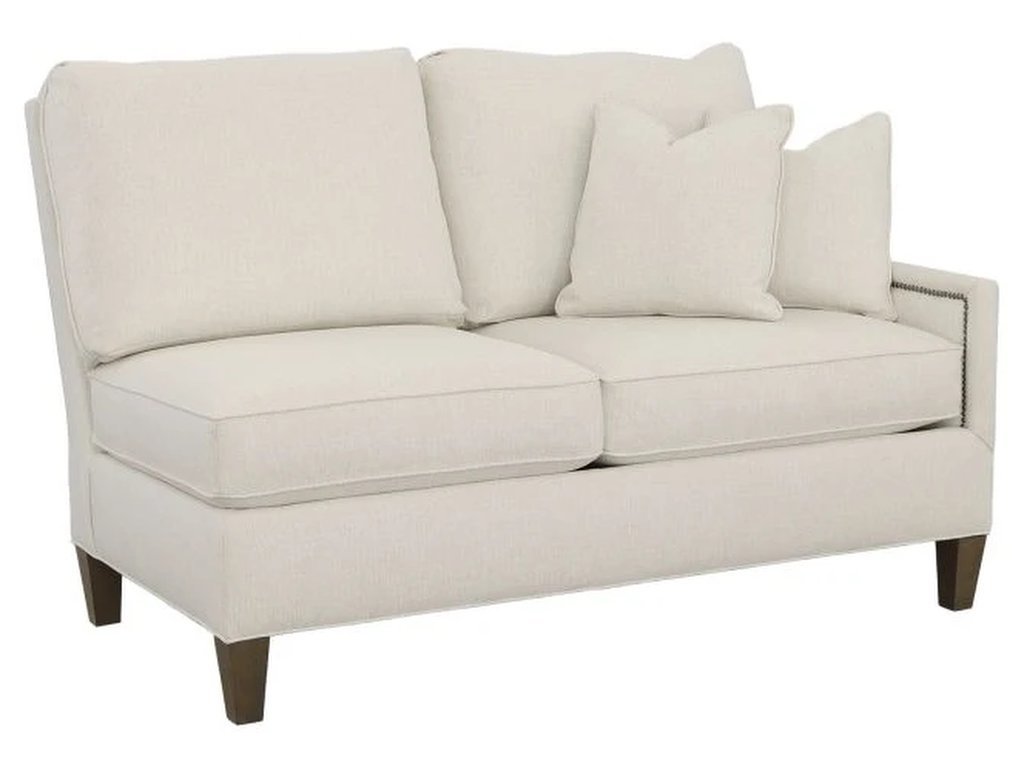 Right Arm Loveseat With Tapered Leg 