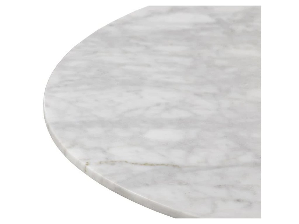 Carrara Marble 54 Oval Table Top  - Alternative View