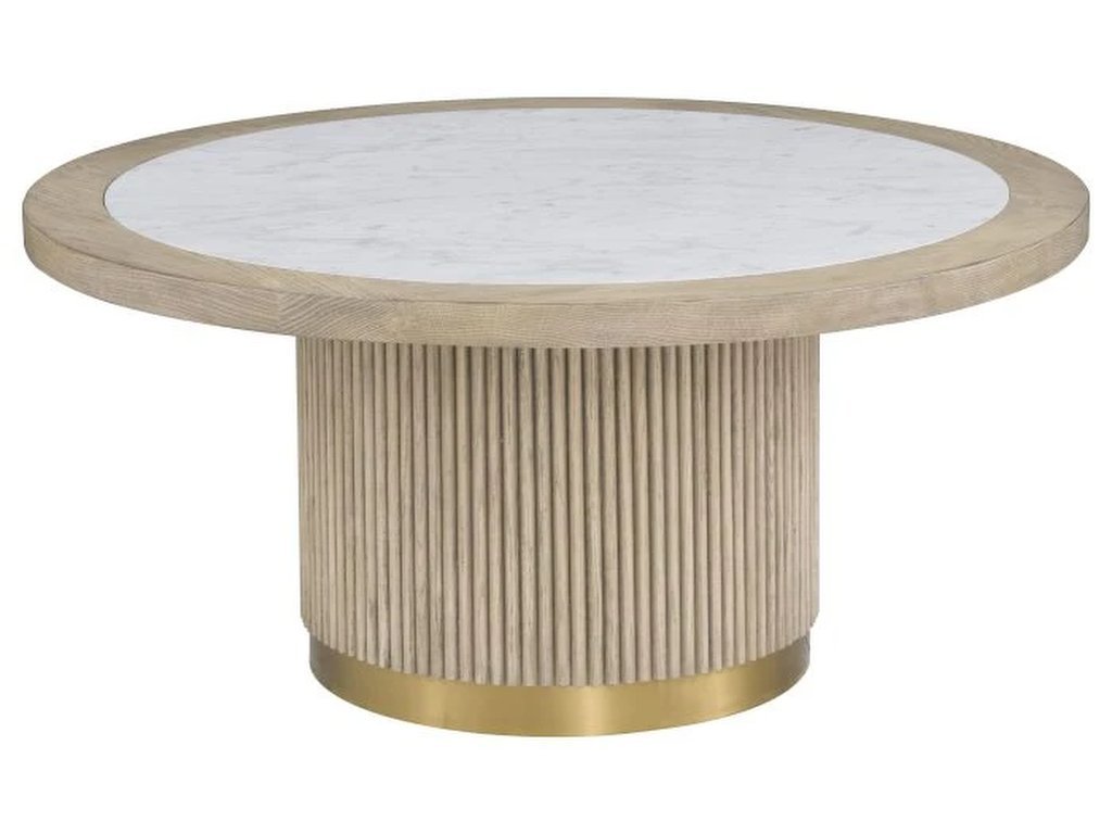 Large Round Bunching Cocktail Table 