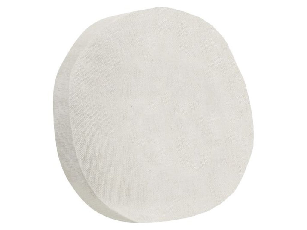 Round Weltless Border Pillow 