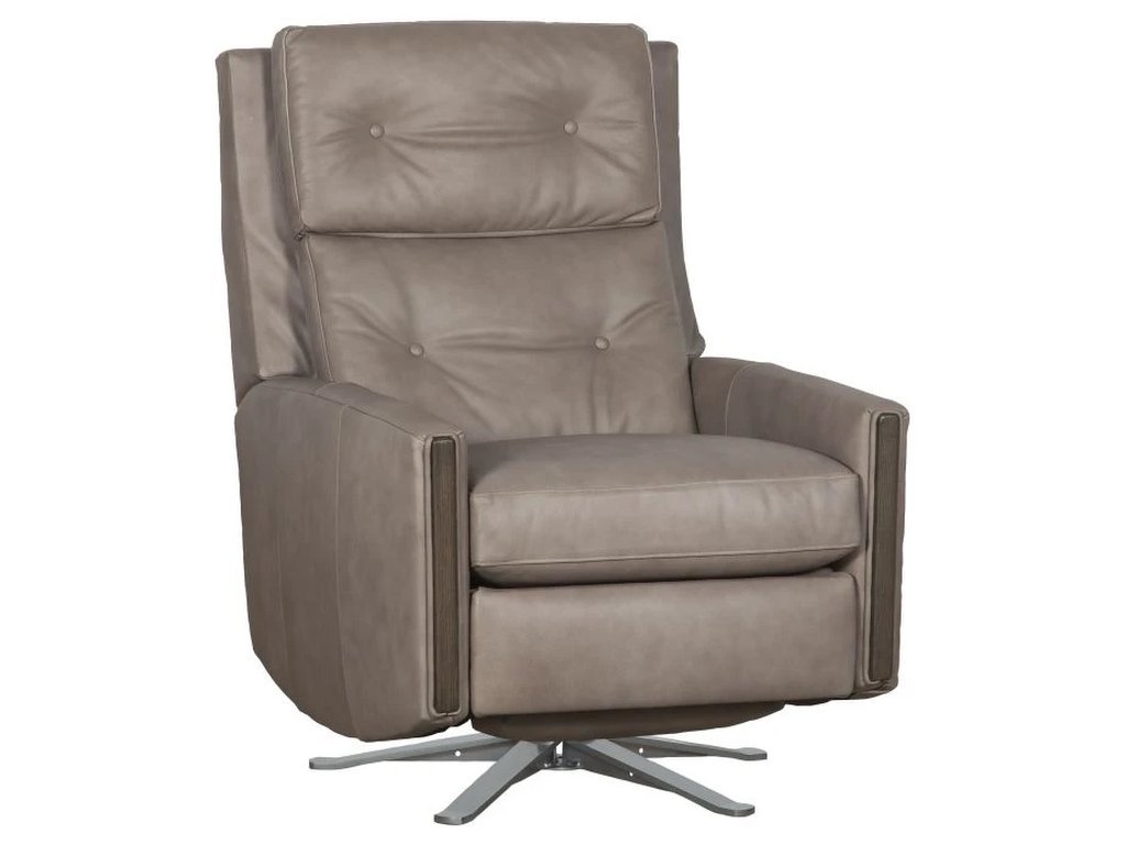 Loft Manual Push Back Swivel Recliner 