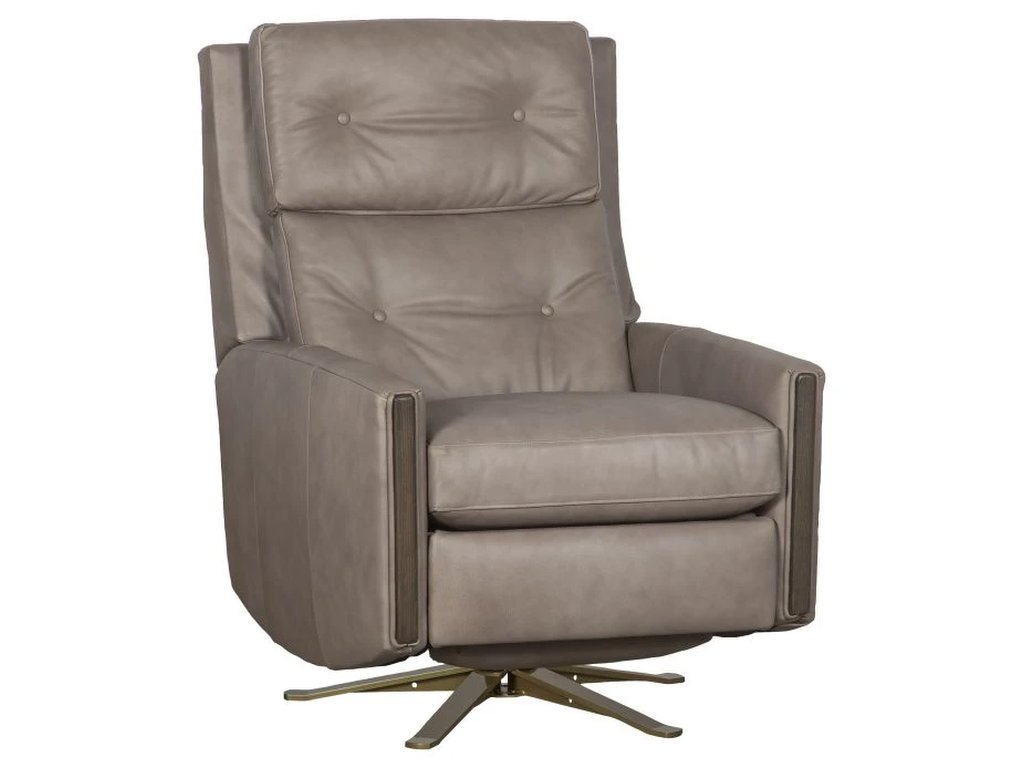 Loft Manual Push Back Swivel Recliner 