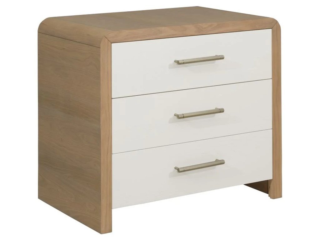 Brentwood Three Drawer Nightstand 