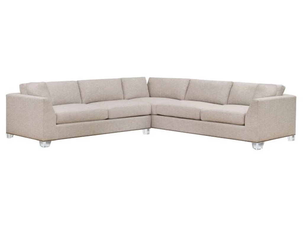 Chamfered Arm Left Arm Facing Sofa  - Alternative View