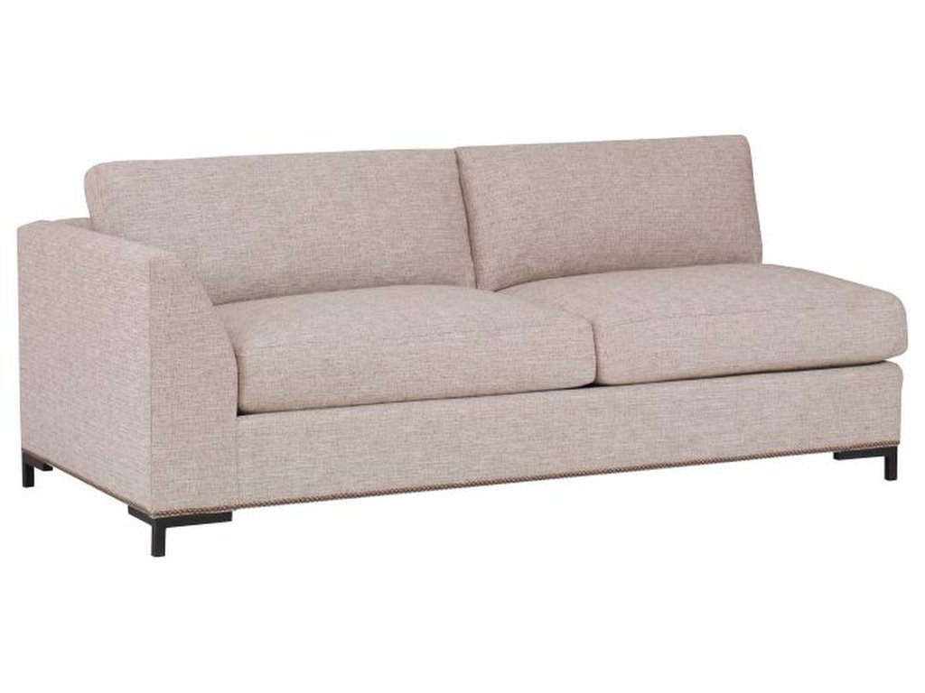 Chamfered Arm Left Arm Facing Sofa  - Alternative View