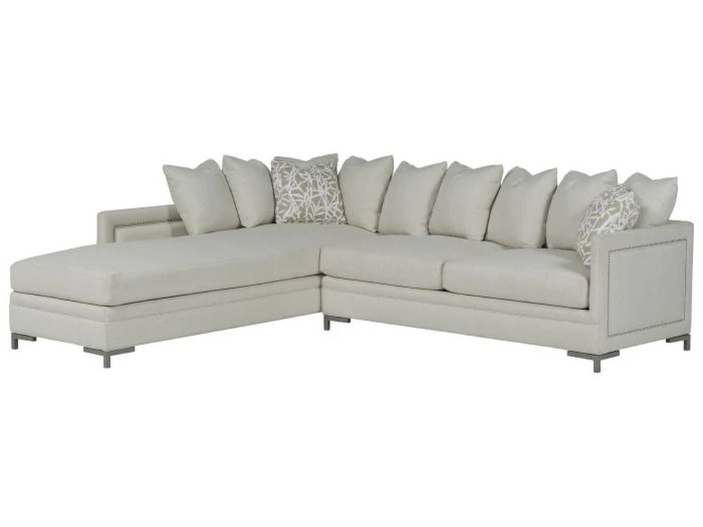 Small Track Arm Left Arm Facing Cuddle Chaise  - Alternative View