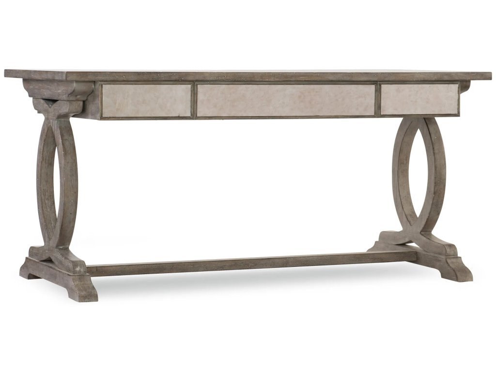 Rustic Glam Trestle Desk - Alternative View