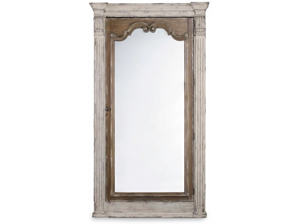 Chatelet Floor Mirror withJewelry Armoire Storage - Alternative View