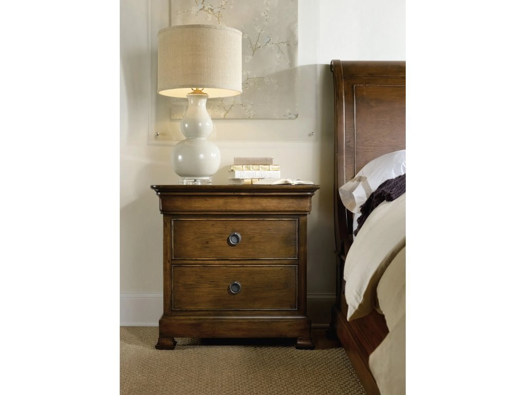 Archivist Three-Drawer Nightstand - Alternative View