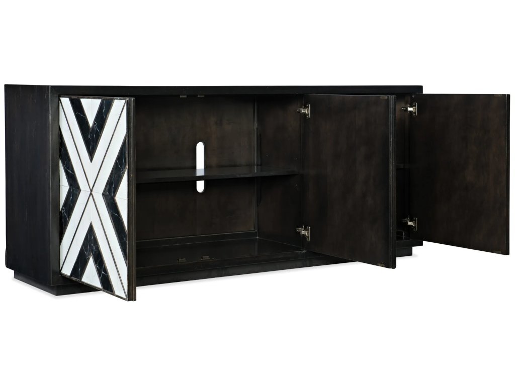 Sanctuary Noir Et Blanc Entertainment Console - Alternative View