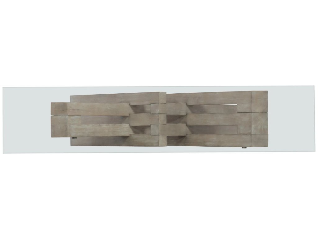Affinity Glass Top Accent Console