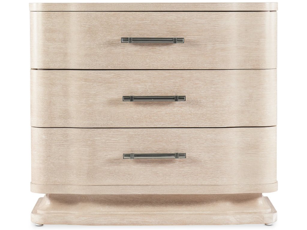 Nouveau Chic Three Drawer Nightstand - Alternative View