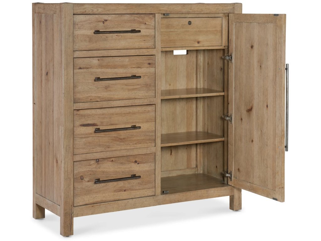 Vineyard Row Four-Drawer Door Chest - Alternative View