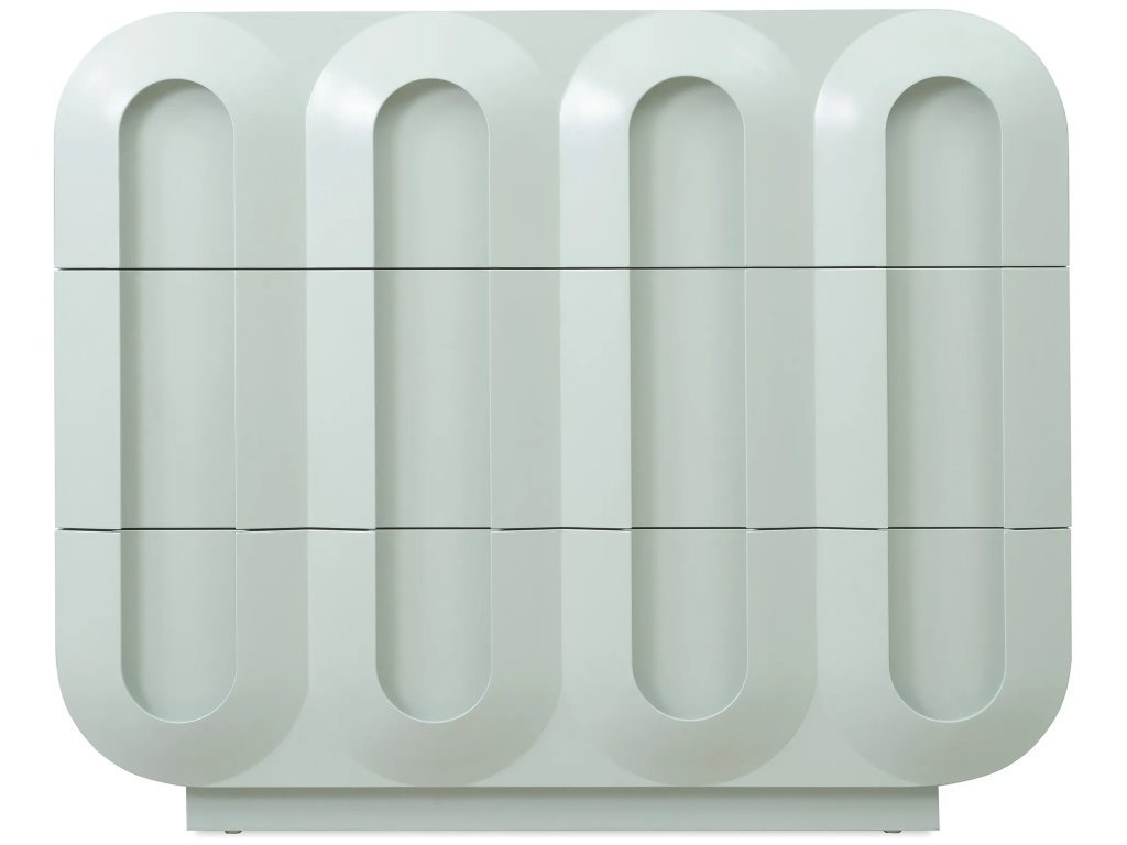 Commerce and Market Groove Three-Drawer Chest - Alternative View