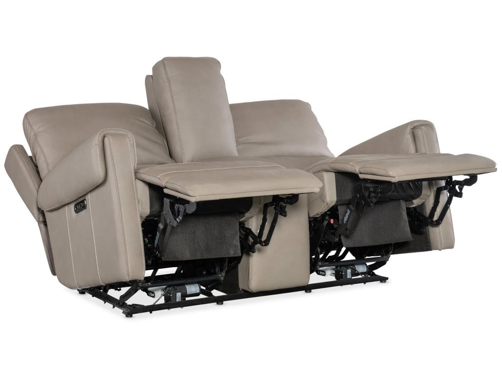 Somers Console Loveseat with Power Recline & Power Headrest - Alternative View