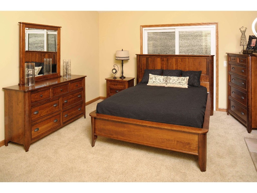 Bed With High Headboard