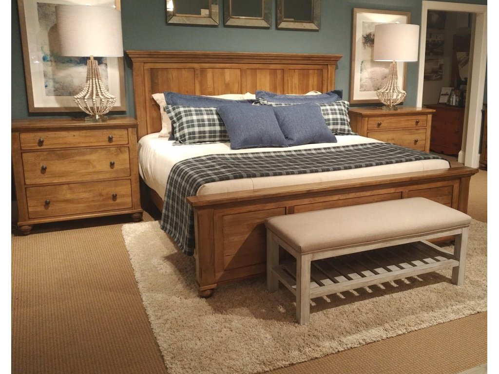 King Panel Bed