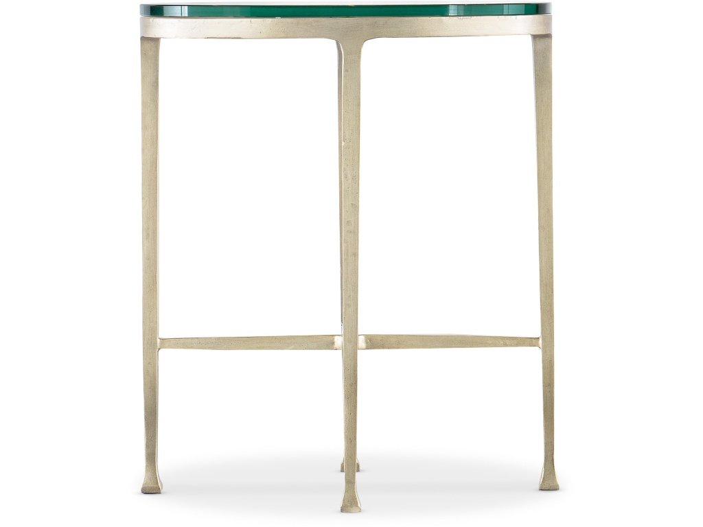 Cora Glass Top Oval Drink Table - Alternative View