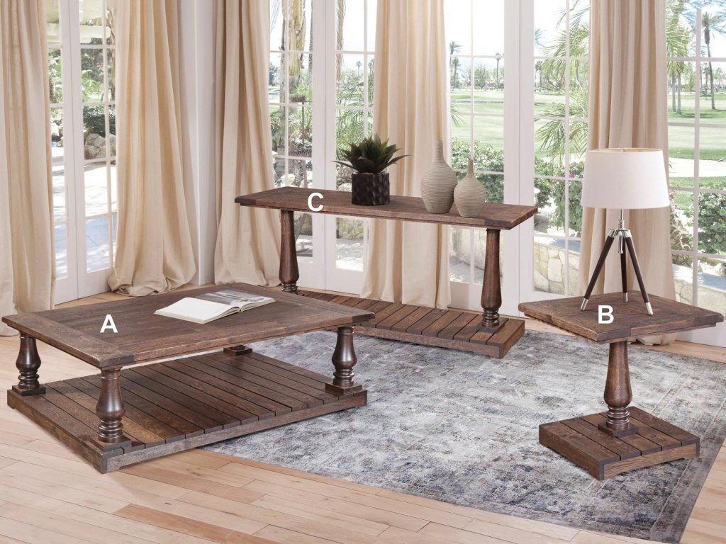 End Table With Shelf