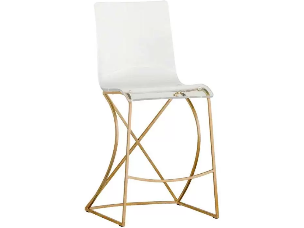 Johnson 24.75" Counter Height Stool - Gold