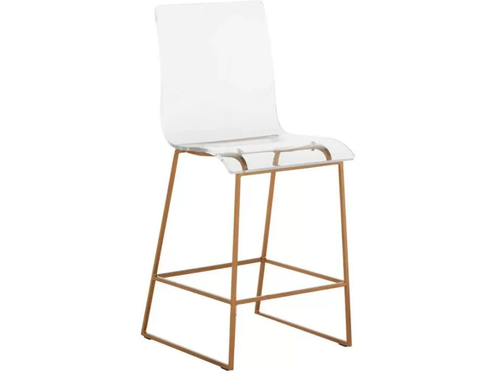 King 24.75 Counter Height Stool - Gold