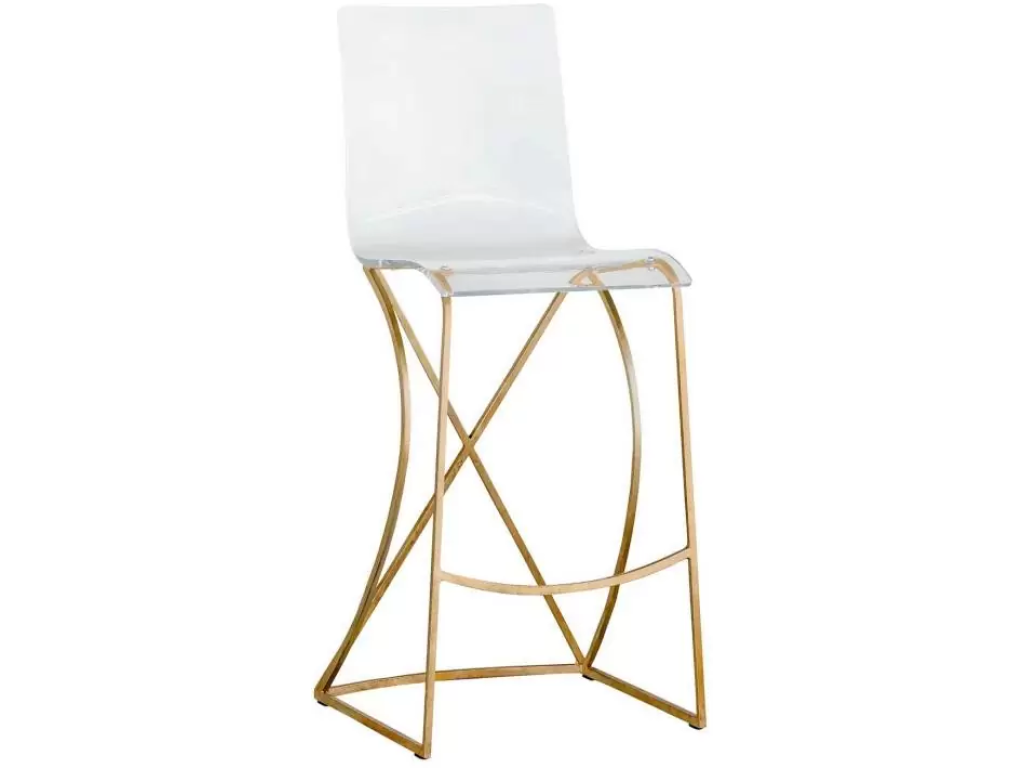 Johnson 30.25" Bar Height Stool - Gold