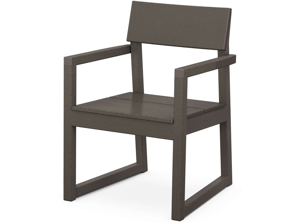 Edge Dining Arm Chair In Vintage Finish