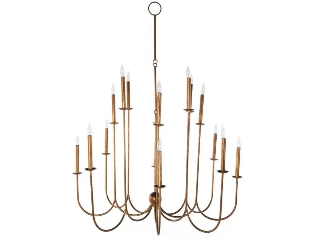 Snow Chandelier - Gold