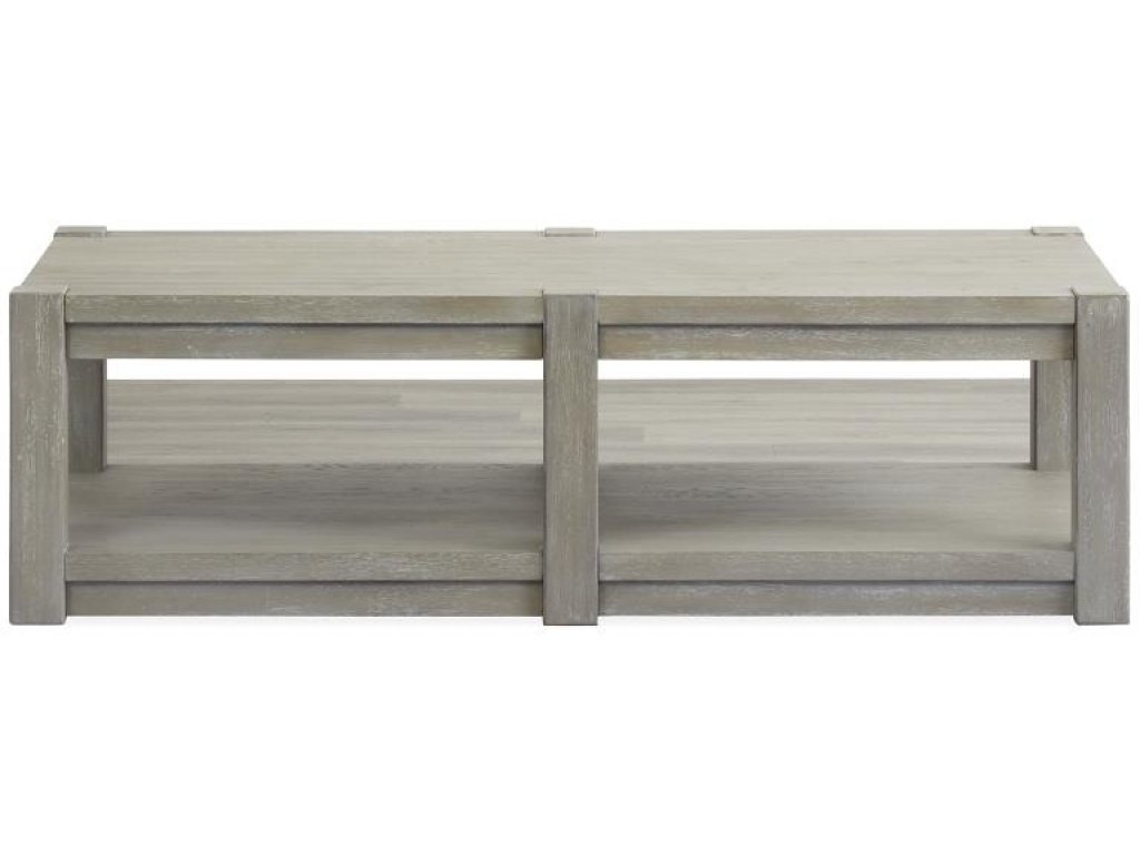 Rectangular Shelf Cocktail Table with Casters - Alternative View