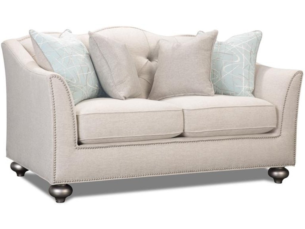 Silver Loveseat - Alternative View