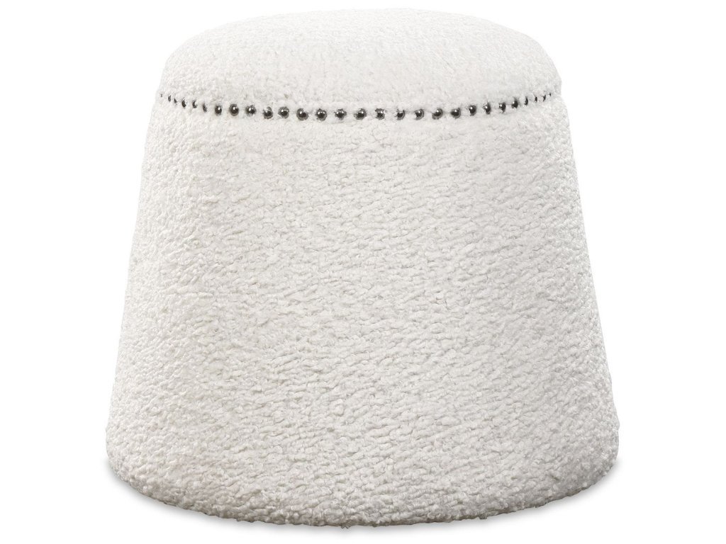Gumdrop Ottoman, White