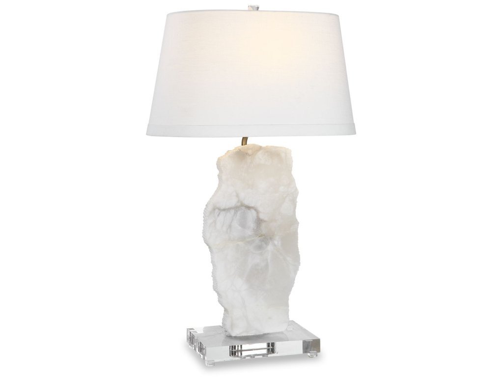 Slice Table Lamp - Alabaster