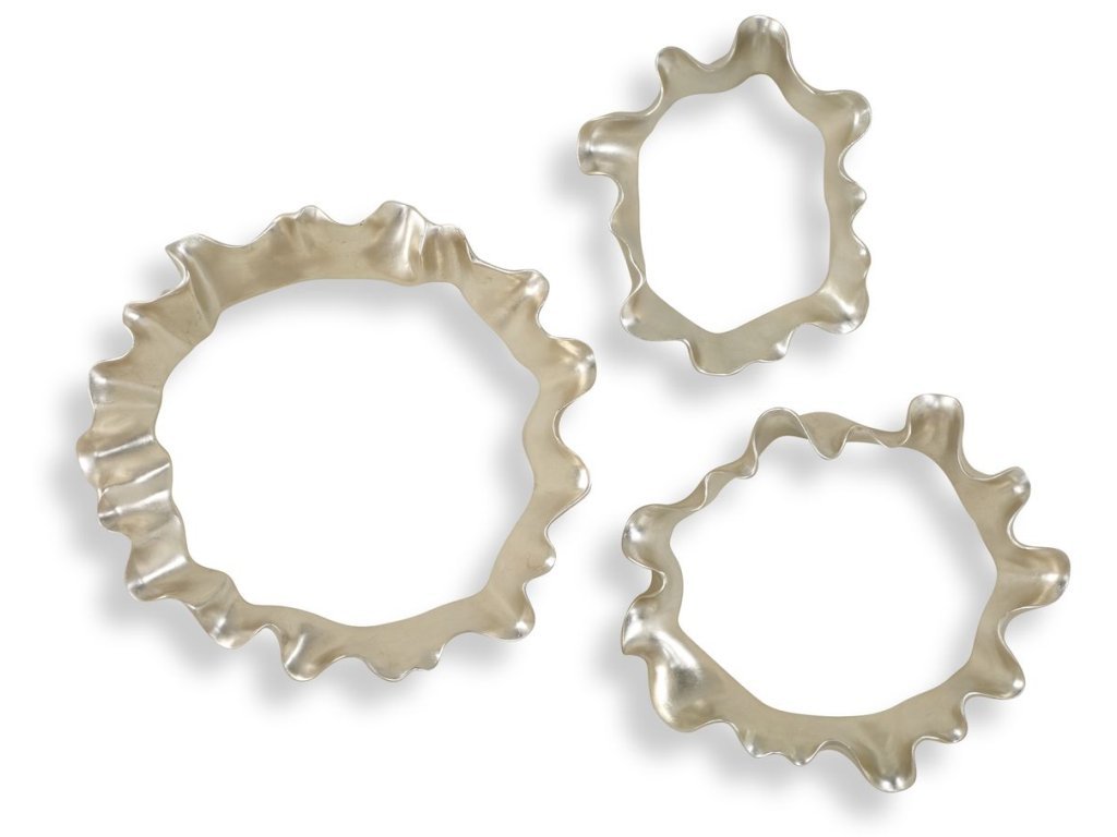 Ripple Effect Wall Decor, S/3
