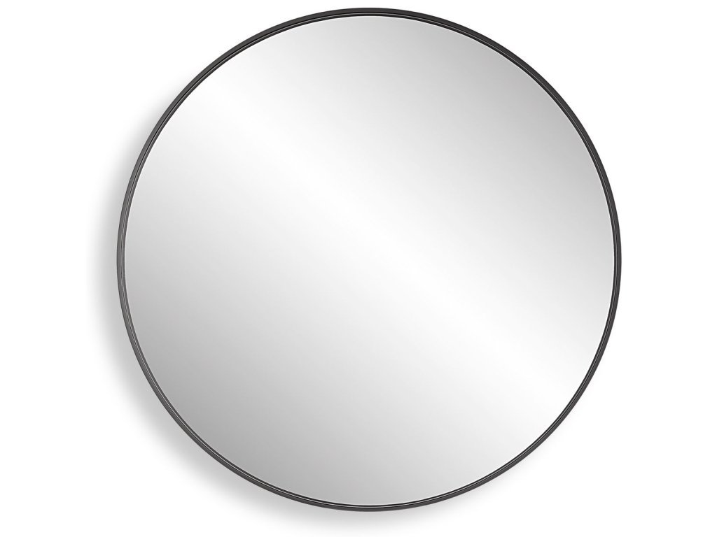 Padria Round Mirror - 60 Black