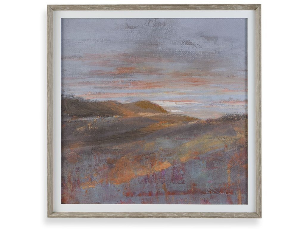 Dawn On The Hills Framed Print