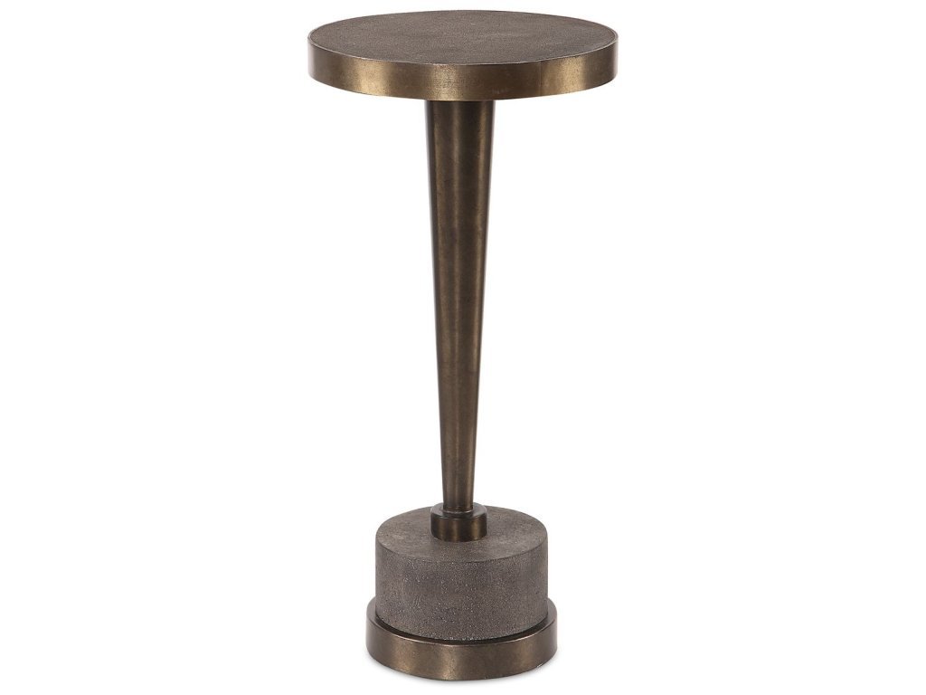 Masika Drink Table, Bronze