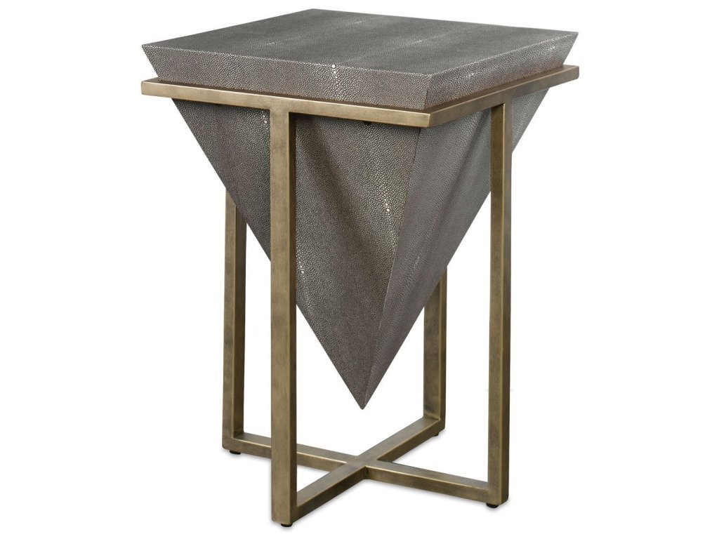 Bertrand Accent Table, Shagreen