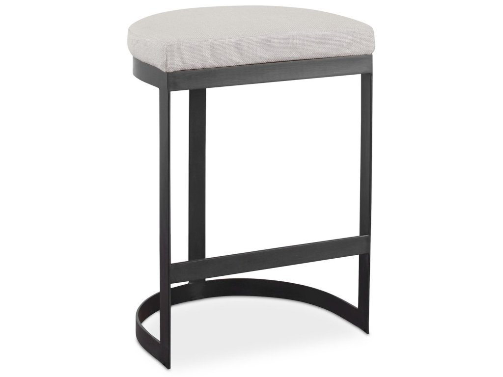 Ivanna Counter Stool, Black - Beige