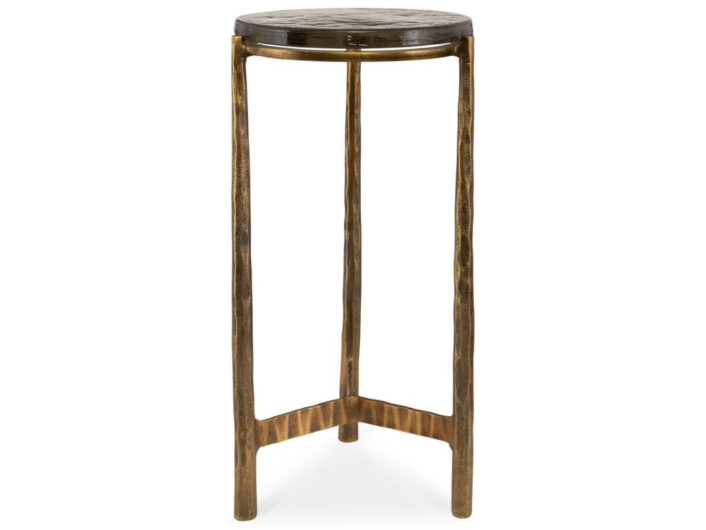 Eternity Accent Table, Brass